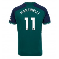 Camisa de Futebol Arsenal Gabriel Martinelli #11 Equipamento Alternativo 2023-24 Manga Curta